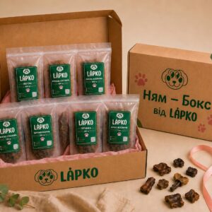Бокс для ознайомлення від Лапко (для собак від 10 кг)