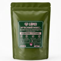 Вологий м'ясний корм для собак LAPKO яловичина та субпродукти 400 г тривалого зберігання